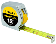 STANLEY® PowerLock® Metal Case Tape Measure 3/4" x 12' - Americas Tooling