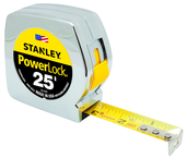 STANLEY® PowerLock® Classic Tape Measure 1" x 25' - Americas Tooling