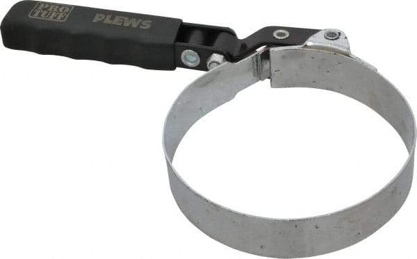 Plews - 4-1/8 to 4-1/2" Diam, Swivel Handle Large Oil Filter Wrench - Steel, For Use with Filters from 4-1/8 to 4-1/2" - Americas Tooling