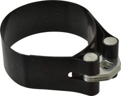 Plews - 4-1/8 to 4-21/32" Diam, Heavy Duty Oil Filter Wrench - Steel, For Use with Filters from 4-1/8 to 4-21/32" - Americas Tooling