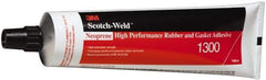 3M - 5 oz Tube Yellow Butyl Rubber Gasket Sealant - 300°F Max Operating Temp, 4 min Tack Free Dry Time, Series 1300 - Americas Tooling