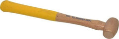 Cook Hammer - 1/2 Lb Head Nonsparking Mallet - 12" OAL, Wood Handle - Americas Tooling