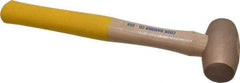 Cook Hammer - 1-1/2 Lb Head Nonsparking Mallet - 13" OAL, Wood Handle - Americas Tooling