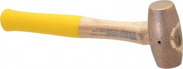 Cook Hammer - 2 Lb Head Nonsparking Mallet - 13" OAL, Wood Handle - Americas Tooling