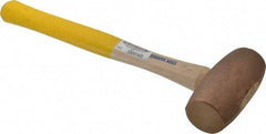 Cook Hammer - 6 Lb Head Nonsparking Mallet - 16" OAL, Wood Handle - Americas Tooling