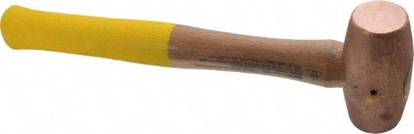 Cook Hammer - 2 Lb Head Nonsparking Mallet - 13" OAL, Wood Handle - Americas Tooling