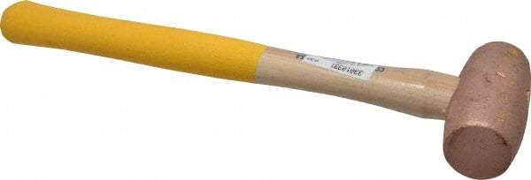 Cook Hammer - 4 Lb Head Nonsparking Mallet - 16" OAL, Wood Handle - Americas Tooling