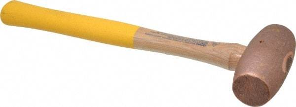 Cook Hammer - 5 Lb Head Nonsparking Mallet - 16" OAL, Wood Handle - Americas Tooling