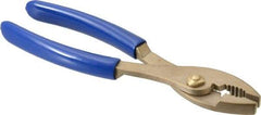 Ampco - 8" OAL, Combination Slip Joint Pliers - Standard Jaw, Standard Head, Nonsparking - Americas Tooling