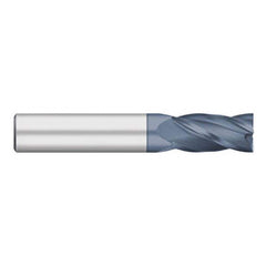 Titan USA - Square End Mills; Mill Diameter (Decimal Inch): 0.0781 ; Number of Flutes: 4 ; Length of Cut (Inch): 1/4 ; Length of Cut (Decimal Inch): 0.2500 ; Material: Solid Carbide ; Finish/Coating: AlTiN - Exact Industrial Supply