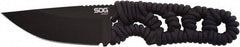 SOG Specialty Knives - 3-11/16" Long Blade, 9Cr18MoV Stainless Steel, Fine Edge, Fixed Blade Knife - 8-1/2" OAL, Paracord Handle, Includes Hard Molded Nylon Sheath - Americas Tooling