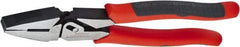 Crescent - 9-1/2" OAL, Linesman's Pliers - Serrated Jaw, Thermoplastic Handles - Americas Tooling