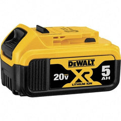 DeWALT - 20 Volt Lithium-Ion Power Tool Battery - 5 Ahr Capacity, 1-1/2 hr Charge Time, Series MAX - Americas Tooling