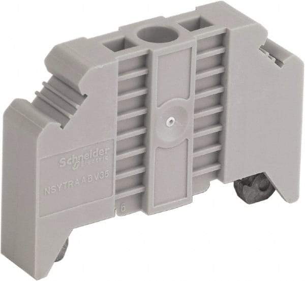 Schneider Electric - 50.5mm Long, Terminal Block End Stop - Use with NYST Terminal Blocks - Americas Tooling