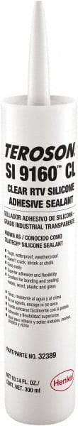 Loctite - 10.15 oz Cartridge Clear RTV Silicone Caulk - Nonpaintable - Americas Tooling