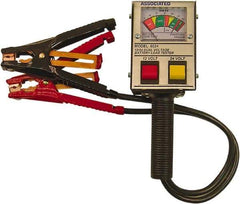 Associated Equipment - 12/24 Volt Battery Load Tester - 0 to 1,000 CCA Range, 2' Cable - Americas Tooling