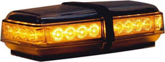 Buyers Products - Variable Flash Rate, Magnetic or Permanent Mount Emergency LED Lightbar Assembly - Powered by DC, Amber - Americas Tooling