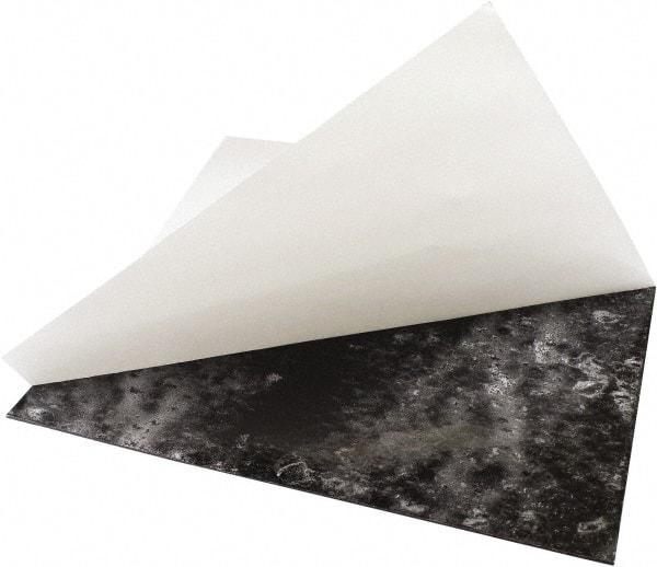 Value Collection - 12" Long, 12" Wide, 3/8" Thick, EPDM Rubber Foam Sheet - 50 to 60 Durometer, Black, -40 to 225°F, 1,000 psi Tensile Strength, Adhesive Backing - Americas Tooling