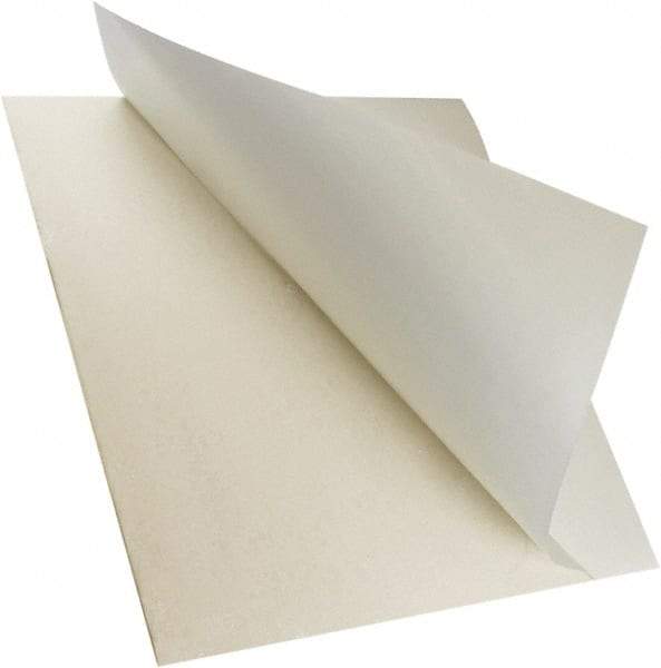 Value Collection - 12" Long, 12" Wide, Buna-N Rubber Foam Sheet - 50 to 60 Durometer, White, -30 to 220°F, 1,000 psi Tensile Strength, Adhesive Backing - Americas Tooling