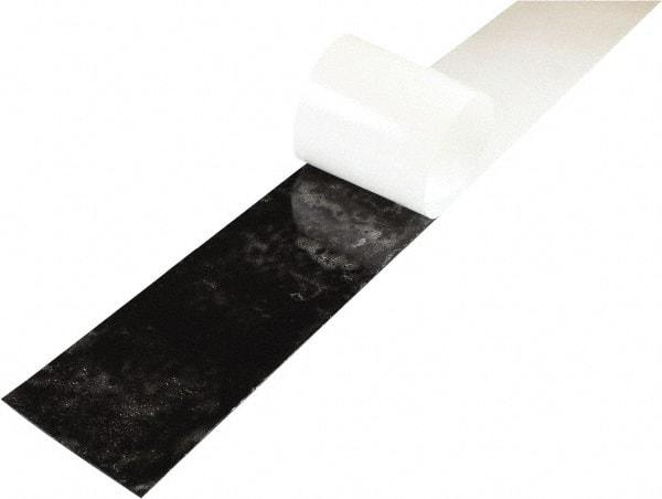 Value Collection - 3/8" Thick x 4" Wide x 36" Long, Adhesive Backed EPDM Rubber Strip - Stock Length, 60 Shore A Durometer, 1,000 psi Tensile Strength, -40 to 225°F, Black - Americas Tooling