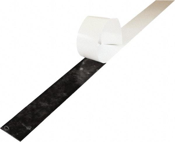 Value Collection - 1/2" Thick x 2" Wide x 36" Long, Adhesive Backed Buna-N Rubber Strip - Stock Length, 60 Shore A Durometer, 1,500 psi Tensile Strength, -40 to 225°F, Black - Americas Tooling