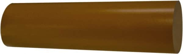 TriStar - 3' Long, 7/8" Diam, Plastic Plastic Rod - + 1/4 - 0.0" Length Tolerance, +0.020/-0.000" Diam Tolerance, 60D Hardness, Dull Gold - Americas Tooling