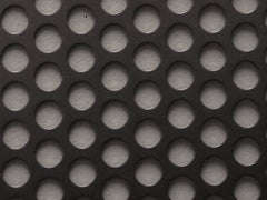 Value Collection - 36 x 40 x 0.075" Perforated Carbon Steel Sheet - 1/2" Staggered Round Holes, 11/16" Hole Spacing - Americas Tooling