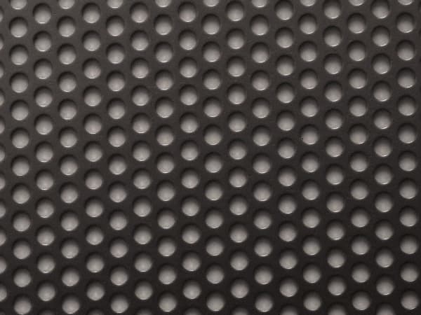 Value Collection - 0.035" Thick x 36" Wide x 40" Long, Stainless Steel Perforated Sheet - 1/4" Round Holes x 3/8" Spacing - Americas Tooling