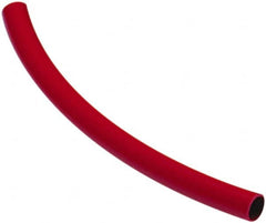 Caplugs - 1-3/8" ID x 1-1/2" OD, 1/16" Wall Thickness, 50' Long, Silicone Tube - Rusty Red, 600°F - Americas Tooling