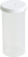 Caplugs - Beakers & Pipettes - 3.5DRAM WHITE 1500/PK POLYP STERILIZATION VIAL - Americas Tooling