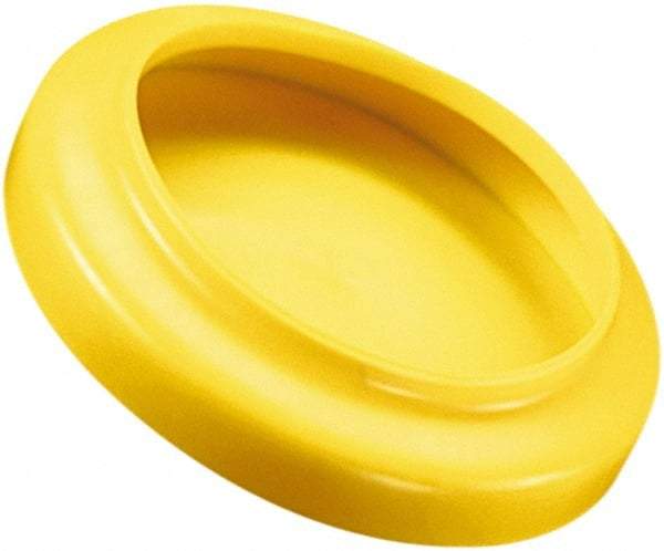 Caplugs - 10.05" ID, Flexible, Round Head Flange Cap - 1" Long, Vinyl, Green - Americas Tooling