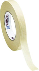 Caplugs - 30mm Wide x 55 m Long Off-White Crepe Paper High Temperature Masking Tape - Series KD1130MM, 7.5 mil Thick - Americas Tooling