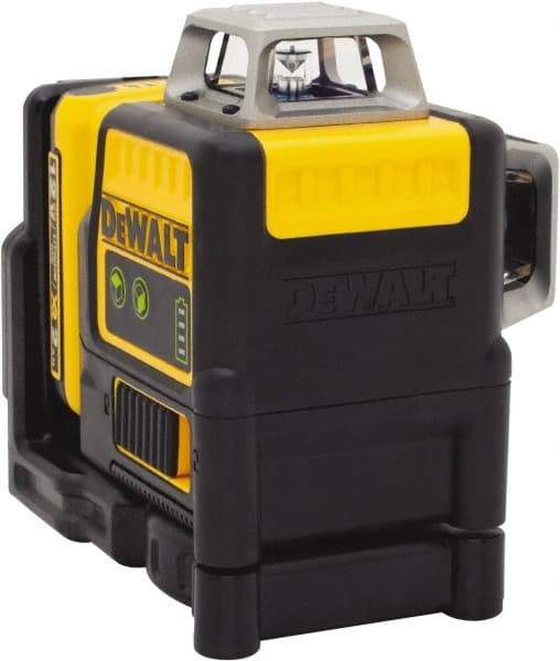 DeWALT - 2 Beam 165' Max Range Self Leveling Line Laser - Green Beam, 1/8" at 30' Accuracy, 17-3/4" Long x 13" Wide x 6-1/8" High, Battery Included - Americas Tooling