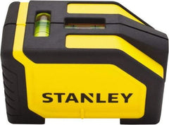 Stanley - 1 Beam 15' Max Range Alignment Laser - Red Beam, 1/8" at 10' Accuracy, 9" Long x 7-1/2" Wide x 2" High, Battery Included - Americas Tooling