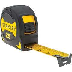 Stanley - 25' x 1-1/8" Tape Measure - 1/16" Graduation, Inch Graduation Style - Americas Tooling