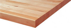 Proto - Tool Box Wood Worktop - 79" Wide x 82-1/2" Deep x 2-3/16" High, Brown, For 79" Wide Roller Cabinets - Americas Tooling