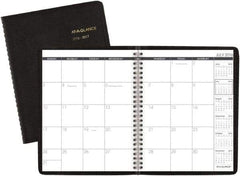 AT-A-GLANCE - 24 Sheet, 8-1/2 x 11", Monthly Planner - Black - Americas Tooling