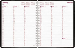 Brownline - 26 Sheet, 3-1/4 x 6-1/4", Weekly Planner - Black - Americas Tooling