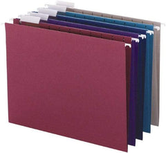 SMEAD - 8-1/2 x 11", Letter Size, Assorted Colors, Hanging File Folder - 11 Point Stock, 1/5 Tab Cut Location - Americas Tooling