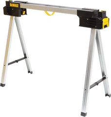 DeWALT - Ladder Folding Sawhorse - Black/Silver, Use with Lumber - Americas Tooling