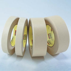 3M - 20" Wide x 60 Yd Long x 6.3 mil Tan Crepe Paper Masking Tape - Americas Tooling