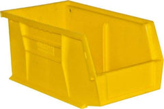 Durham - 11-3/8" Deep, Yellow Plastic Hang and Stack Bins - 5" High x 5-1/2" Wide x 11-3/8" Long - Americas Tooling