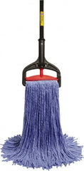 O-Cedar - Blue Deck Mop - 5" Long x 1-1/4" Wide Head, 60" Long Handle, Cotton Blend Head - Americas Tooling