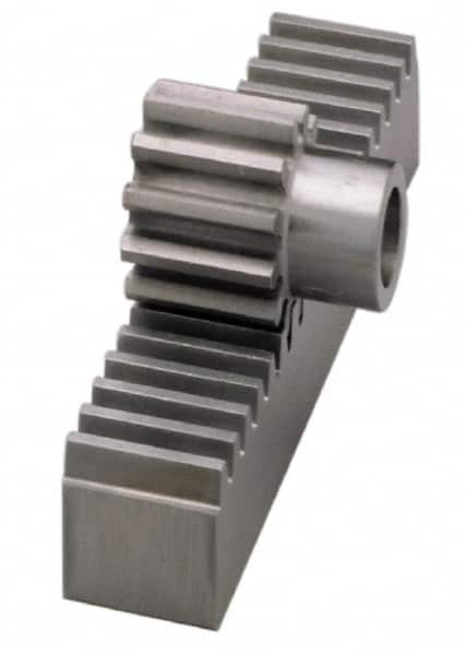 Boston Gear - 3/4" Face Width, 6 Feet Long, 3/4" Thick Steel Gear Rack - 12 Pitch - Americas Tooling