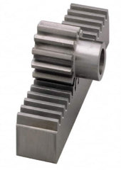 Boston Gear - 3/16" Face Width, 4 Feet Long, 3/16" Thick Steel Gear Rack - 32 Pitch - Americas Tooling