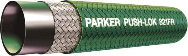 Parker - 1/4" ID x 1/2" OD CTL Push-on Air Hose - 350 Working psi, -40 to 212°F, Green - Americas Tooling