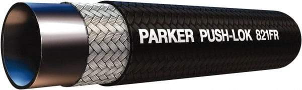 Parker - 1/4" ID x 1/2" OD CTL Push-on Air Hose - 350 Working psi, -40 to 212°F, Black - Americas Tooling