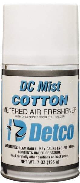 Detco - 7 oz Air Freshener Dispenser Refill - Cotton, Compatible with EQD004 - Americas Tooling