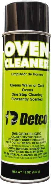 Detco - 18 oz Aerosol Oven Cleaner - Comes in Aerosol - Americas Tooling