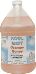 Detco - 1 Gal Bottle Deodorizer - Liquid, Orange-Honey Scent, Concentrated, Environmentally Safe - Americas Tooling